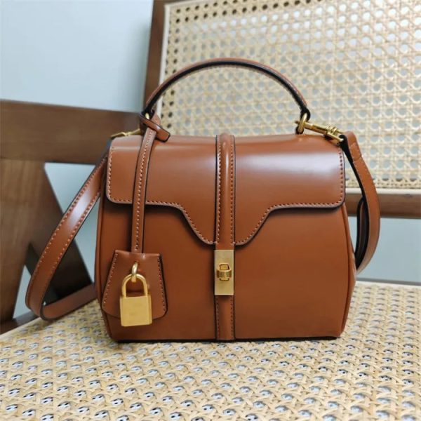Calfskin Mini Top Handle Bag - Image 4